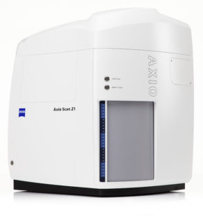 The slide scanner microscope ZEISS Axio Scan.Z1